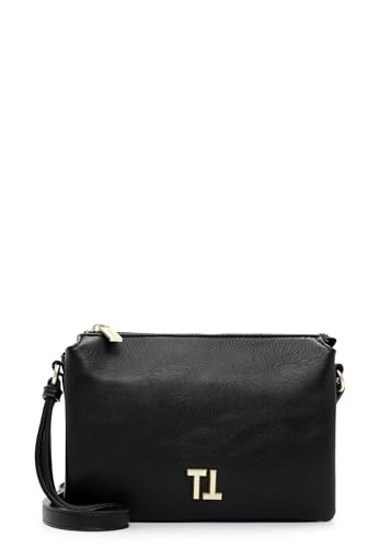 Sac bandoulière Tamaris Franca noir pour femme en simili cuir élégant