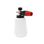 Snow Foam Gun, 1000ml Heavy Duty Foam Cannon Sprayer, Adjustable Snow Foam Lance for Pressure Washer, 1/4" Quick Connector, Thick Foam Blaster for Car Washing