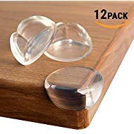 TEEHOME Corner Guards (12 pack) Update 2019 REAL STRONG ADHESIVE Protect Children From Injury | Corner Covers Baby Safety | Table & Furniture Corner Protectors Clear | Child Proof Corner Bumpers