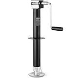 VEVOR 5000 lbs A-Frame Trailer Jack, 15-Inch Vertical Travel, Trailer Lift Jack with Adjustable 7-Level Drop Leg & Drill Socket, Cordless Drill Compatible, Suitable for RV, Utility, Yacht Trailers