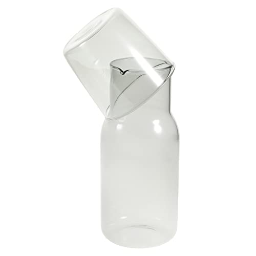 Set de 4 vasos de vidrio únicos resistentes al calor