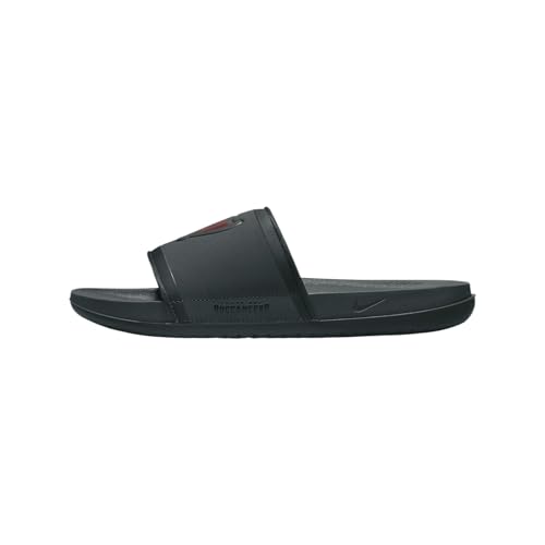 Nike Offcourt (Tampa Bay Buccaneers) Slide (DD0513-002, Anthracite/Black/Gym Red) Size 9