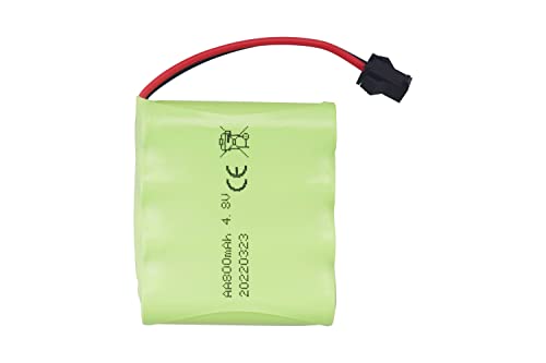 Pack batería recargable 4.8V 800mAh con cable USB para RC 4