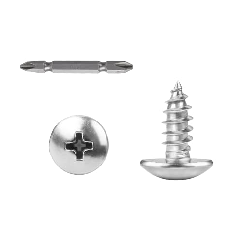 Vis tête trompette M5x12mm en inox 304 durable pour finitions de menuiserie soignées