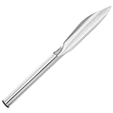 Veemoon Kleine Gartenschaufel aus Edelstahl Mehrzweck Handschaufel für Bodenbearbeitung Pflanzen und Unkraut Entfernen Ergonomisch Robust und Bruchfest