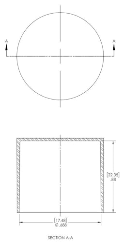 Image of Caplugs SC-11 /16 SC Series - Plastic Sleeve Cap for Tube Ends, 1000 Pack, Red LD-PE, 0.688 inch W x 0.88 inch L Threaded and Non-Threaded Tubing, Rods, Masking, Painting, Plating, Grit-Blasting (99191273)