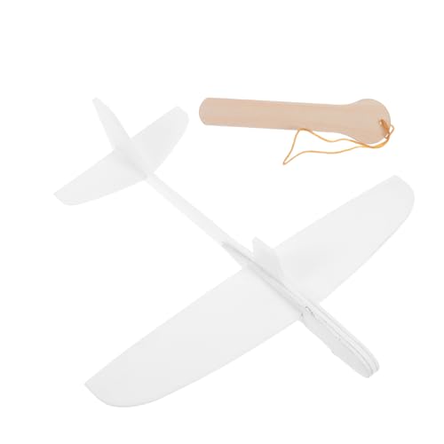 Garneck 1 Juego Planeador De Madera Aviones De Bricolaje Modelo De Madera De Avión Kit De Avión De Bricolaje Avión De Juguete De Madera Artesanías De Aviones De Madera Beige