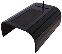 Sofa Tray Table wth EVA Base and Cellphone Holder (Black)