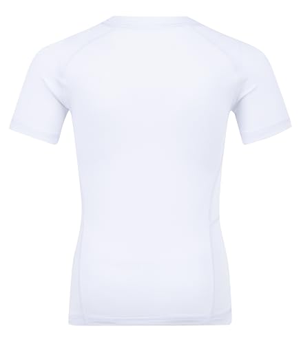 Youth Boys Compression Shirt Short Sleeve Kids Quick Dry Base Layer Undershirt Basketball Athletic T-Shirt3