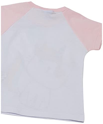 Pijama Curto Unijujuba Meia Malha,Tip Top,Toddler Menina,Rosa,1T