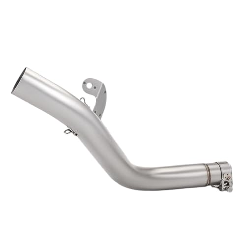 VSESTCDPB Silencieux déchappement Moto Tuyau De Liaison Intermédiaire Déchappement De Moto Tube De Connexion De Silencieux 51 Mm pour Triumph pour Street...