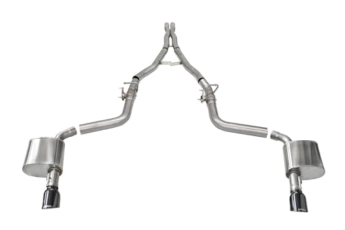 Corsa 21072BLK - Xtreme™ 304 SS Valved Cat-Back Exhaust