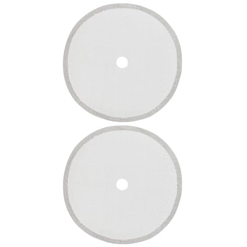 HEALEEP Filtro Reutilizable de Acero Inoxidable 304 para Cafetera Prensa Francesa 10 Cm Juego de 2 Filtros Malla Fina para Café Accesorios para Cafetera de Prensa y Té Compatible de 8