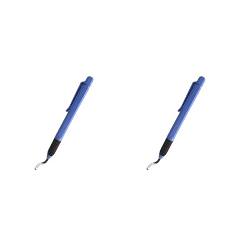 Herramienta ergonómica de desbarbado de mano con cabezales reemplazables, adecuada para uso profesional y bricolaje en talleres, estudios en casa, desbarbado