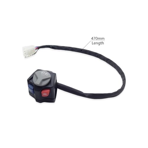 Interruptor manillar XCW para control de luces y parada en enduro 4