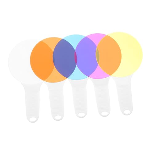 VILLFUL Science Sheets Handles 5 Sheets of Filter Boards for Optics Physics Education