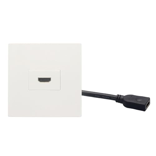 Prise de passage HDMI 2.0 et sa rallonge pour un salon cinéma épuré