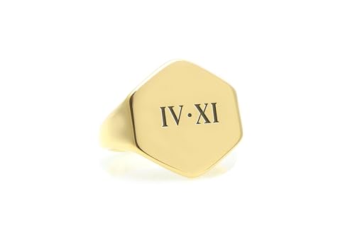 Bague Initiales Gravées en Or : le cadeau idéal pour graver vos dates - 5