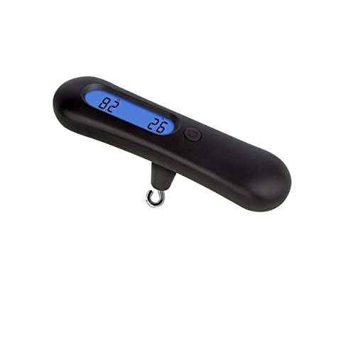 AHOSOUTLY Archery Bow Scale 110 LB 50 KG Recurve Compound Bow Tuning Scale LCD Backlight Display Luggage Scale KG&LB Simultaneous Display(Without Bandage)