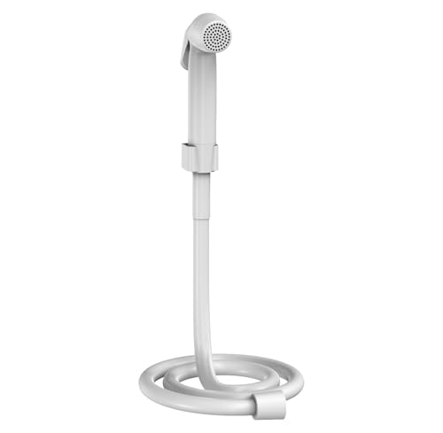 Image of Health Faucet 1 metre PVC Tube Premium Jet Spray for Bathroom by (Kohinoor KRSNA) | High-Pressure Handheld Bidet Shower with Flexible Hose | Leak-Proof, Rust-Free & Easy Installation