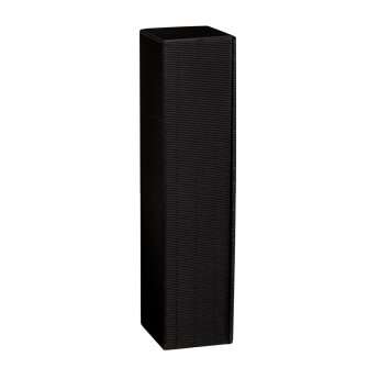 10 Stück 1er Weinkarton, Weinverpackung, Flaschenkarton - Dekowell-PV schwarz (schwarz)