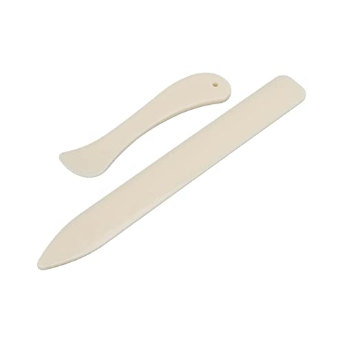 Espátula para Huesos para Artesanía de Cuero, Manualidades DIY, Fabricante de Pliegues, Herramienta Costura y Álbum de Recortes, Artesanía Profesional
