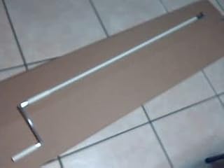 ABA Crank Handle Pole for Roll Shutters, Crank Handle Pole with Bell, 5 Feet Long, Manual Handcrank Bar.