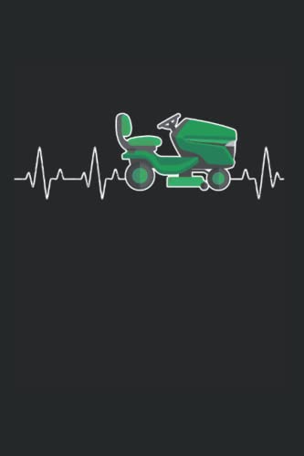 Preisvergleich Produktbild Notizbuch: Rasenmäher Heartbeat Landwirtschaft Rasentraktor Notizbuch DIN A5 120 Seiten für Notizen Zeichnungen Formeln / Organizer Schreibheft Planer Tagebuch