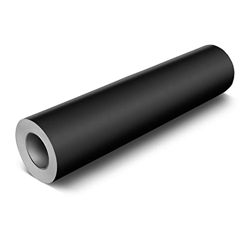 VViViD Black Matte DECO65 Permanent Adhesive Craft Vinyl for Cricut Silhouette & Cameo (11.8 x 7ft)