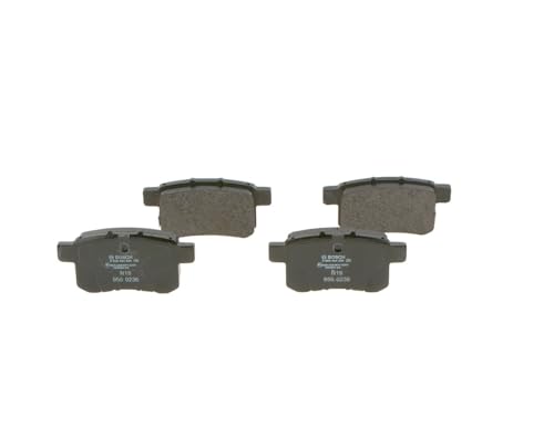 Plaquettes de frein arrière Bosch BP1228 sans sifflement pour trajet voiture