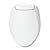 Brondell L60-EW LumaWarm Heated Toilet Seat with Night Light, Three Temperature Settings, Gentle Close Lid, Easy Installation, Built-in Controls, Elongated, White