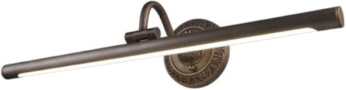 Lámpara de tocador LED, luz Frontal para Espejo, lámpara de Espejo de baño Retro Europea LED, lámpara de Maquillaje Impermeable, lámpara de Pared, lámpara de decoración de mesita de Noche, lámpar