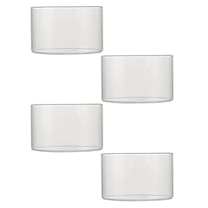 PATKAW Glazen Dessertbeken Kommen: 4 Stks Heldere Ijsbekers Voorgerechten Cupumbler Serveerbekers Voor Yoghurt Mousse Puddings Voorgerechten Sundaes Cake Tiramisu Proeverij 190 Ml