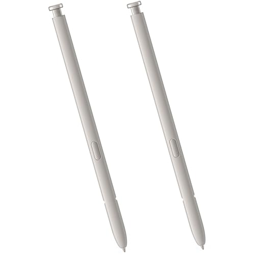 Lot de 2 Stylets S Pen de Remplacement pour Samsung Galaxy S25 Ultra,Gris