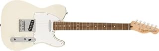 Squier by Fender Electric Guitar - Affinity Series Telecaster, Indian Laurel fingerboard in Olympic White