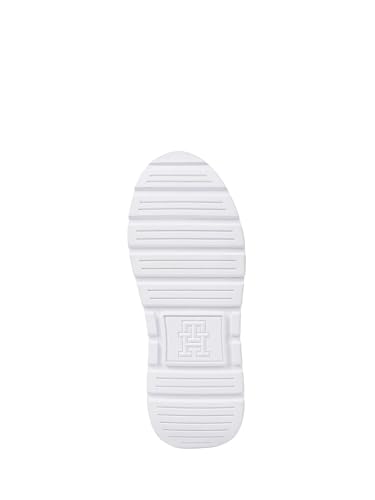 Chaussures en Cuir Blanc Tommy Hilfiger Th Premium Runner d'Exception - 4