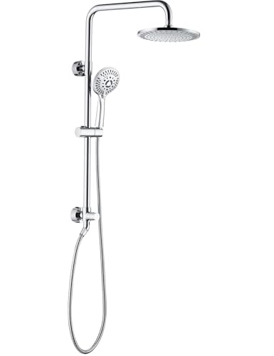 BRIGHT SHOWERS Rain Shower Heads System Including 9 Inch