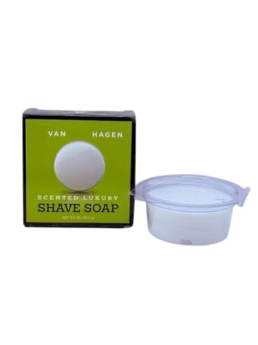 Image of Men's Luxury Scented Shave Soap 3.5 oz - PACK 4 - Classic Wet Shaving Soap for Safety Razors - Rich, Lubricating Lather with Premium Scent - For use in shave and bath