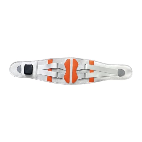 Cinturón masajeador eléctrico con almohadilla calefactora y soporte lumbar recargable