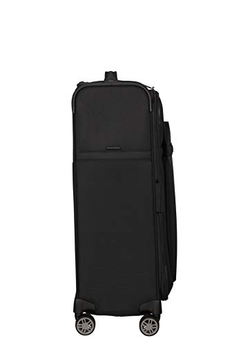 Samsonite Airea - Spinner S (Länge: 35 cm) Erweiterbar Handgepäck, 55 cm, 38/43.5 L, Schwarz (Black)