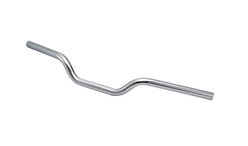 キジマ (kijima) バイク バイクパーツ ハンドルバー φ22.2 コンチI 全長662mm スチール製メッキ仕上げ 204-3390