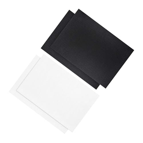 IWOWHERO Embroidery Cloth Fabric Cross Stitch 30x45cm 4pcs Pack DIY Handmade Needlework