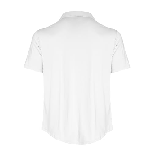 Short Sleeve Shirts for Men Casual Button Down Shirt for Summer Beach3