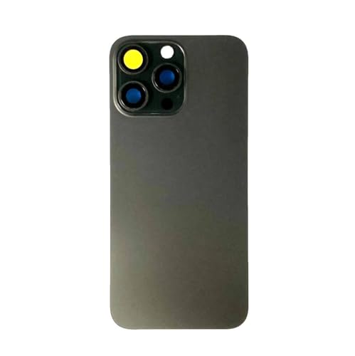Vitre arriere iPhone 15 Pro Max Smartex pour reparer un dos casse sans logo noir
