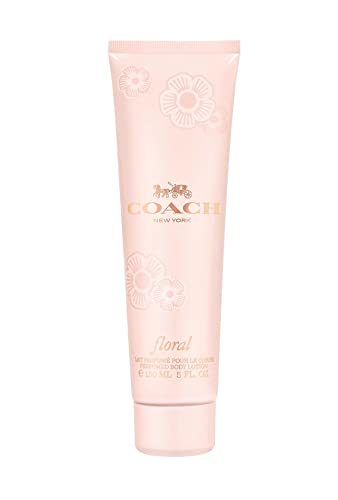 Image of Coach Floral Perfumed Body Lotion - Women's Scented Lotion - Floral Fruity - With notes of Pineapple Sorbet, Sambac Jasmine & Crystal Musks - 5.0 Fl Oz