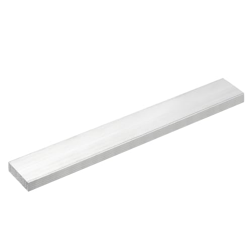 Image of uxcell Square Aluminum Flat Bar, 3 /8 inch Thick 1.4 inch Width 10 inch Length Square Aluminum Bar 6061 Aluminum Flat Plate, 10 x 35 x 254mm T6511 Solid New Mill Stock for Industrial Building