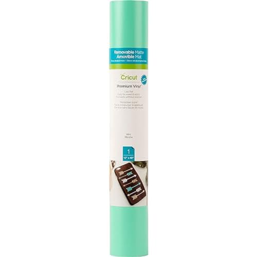Cricut Removable Vinyl, Mint - 4ft Roll (12'x48') Premium No-Residue Vinyl for DIY Crafts, Wall Decals, Stickers, in-House Décor - Compatible with Cricut Maker + Explore Machines - image 2