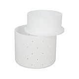 Milky Moule à fromage avec couvercle presseur Ø 110 mm – Moule à fromage à faire soi-même – Moules à fromage pour camembert et fromage à la crème – Moule à fromage Feta de qualité supérieure en