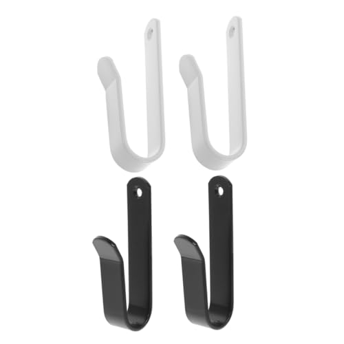 ibasenice 4pcs Snowboard Wall Holders: Skateboard Wall Mount Clips Holders Horizontal Display Hook Indoor Snowboard Storage Rack for Room Garage