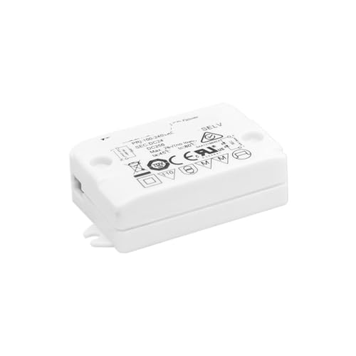 Miroir de salle de bains illuminé par bande LED 24V à commande tactile confortable 4W